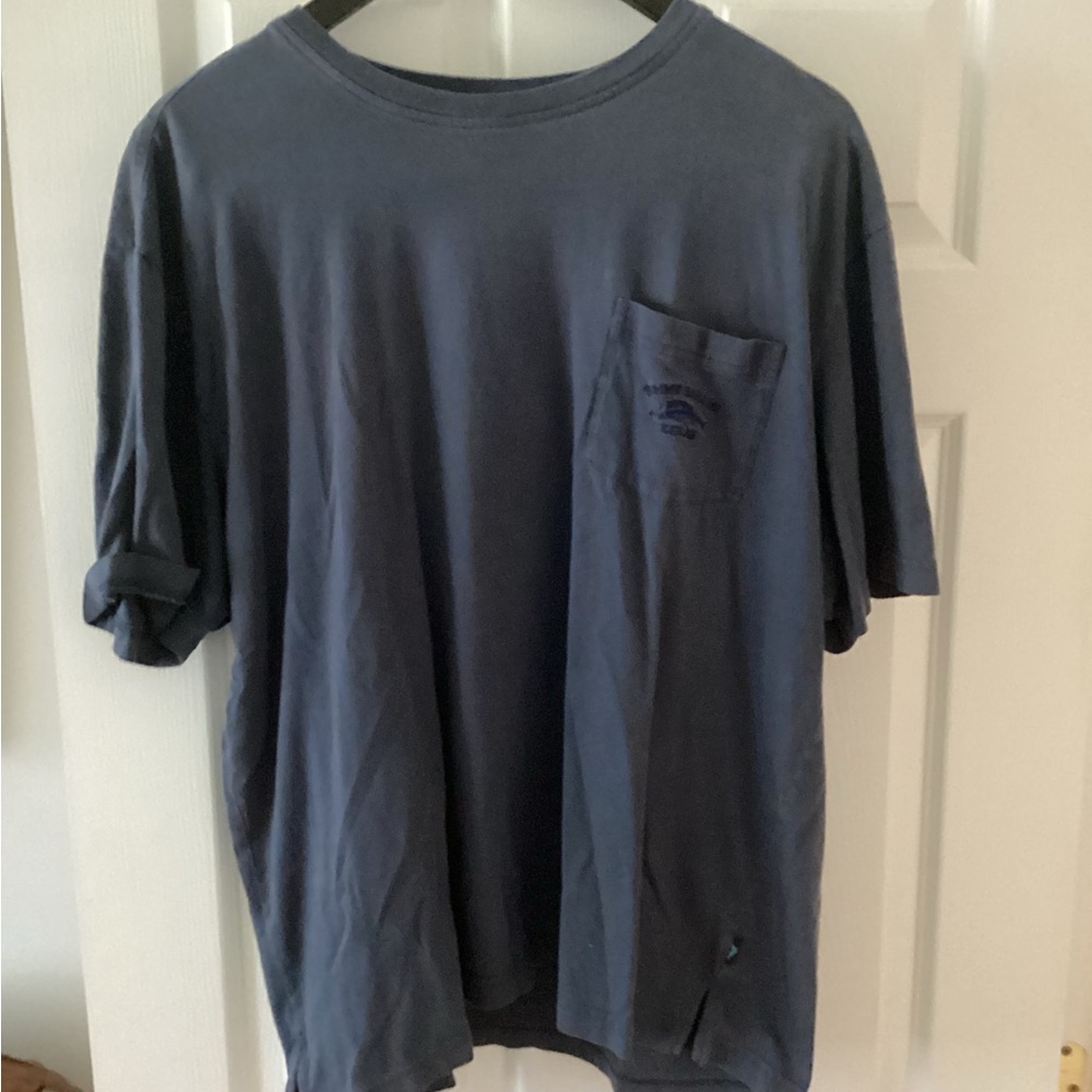 Tommy Bahama Relax Blue Pocket Tee Size XL Embroidered Logo